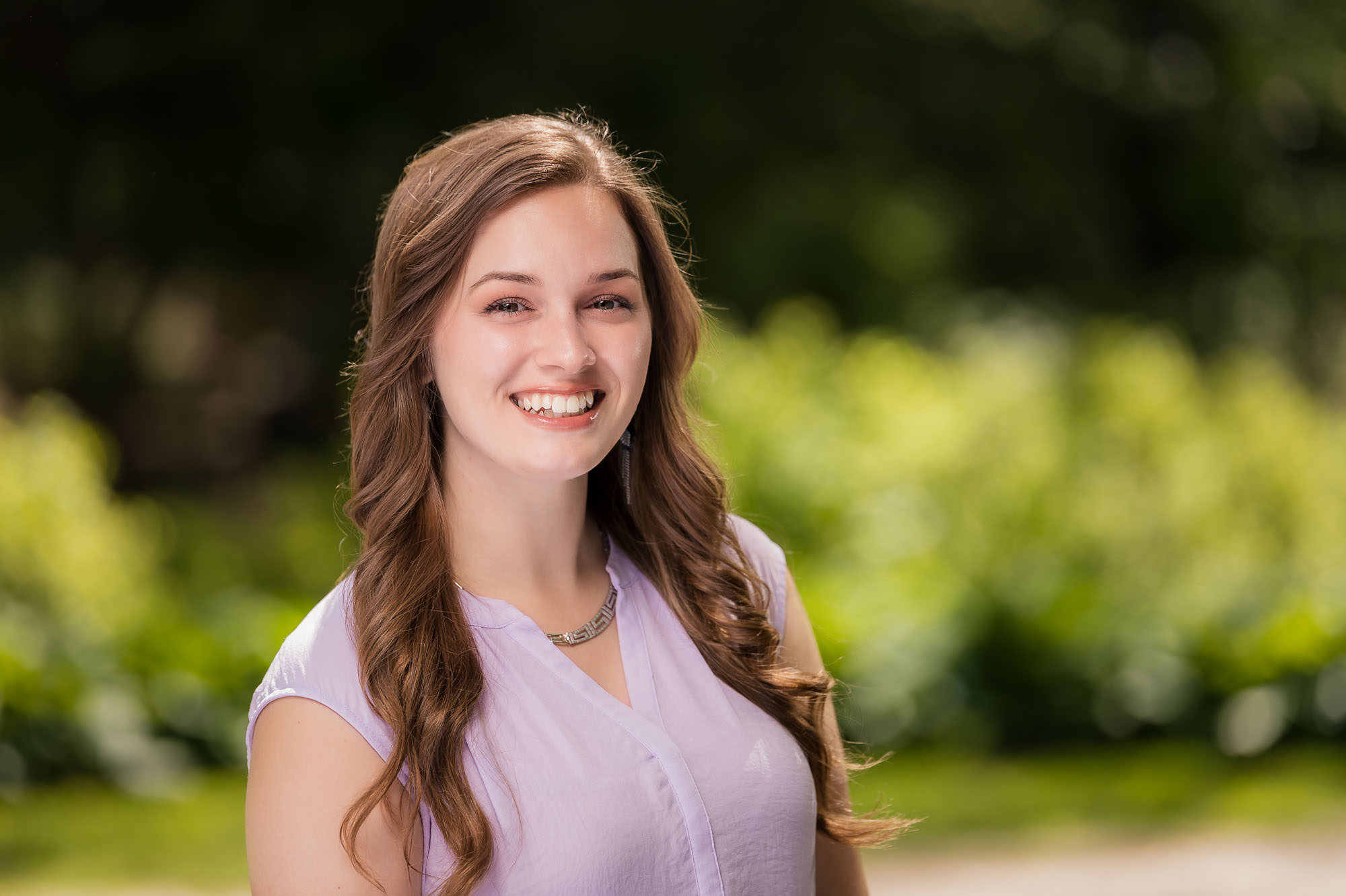 Professional outdoor headshot portrait